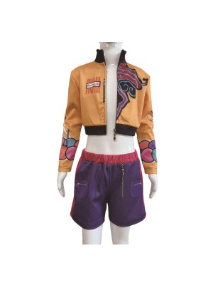 Simil Korean Pop Coreano Performance Hunter Vestito P Dress DEMON031